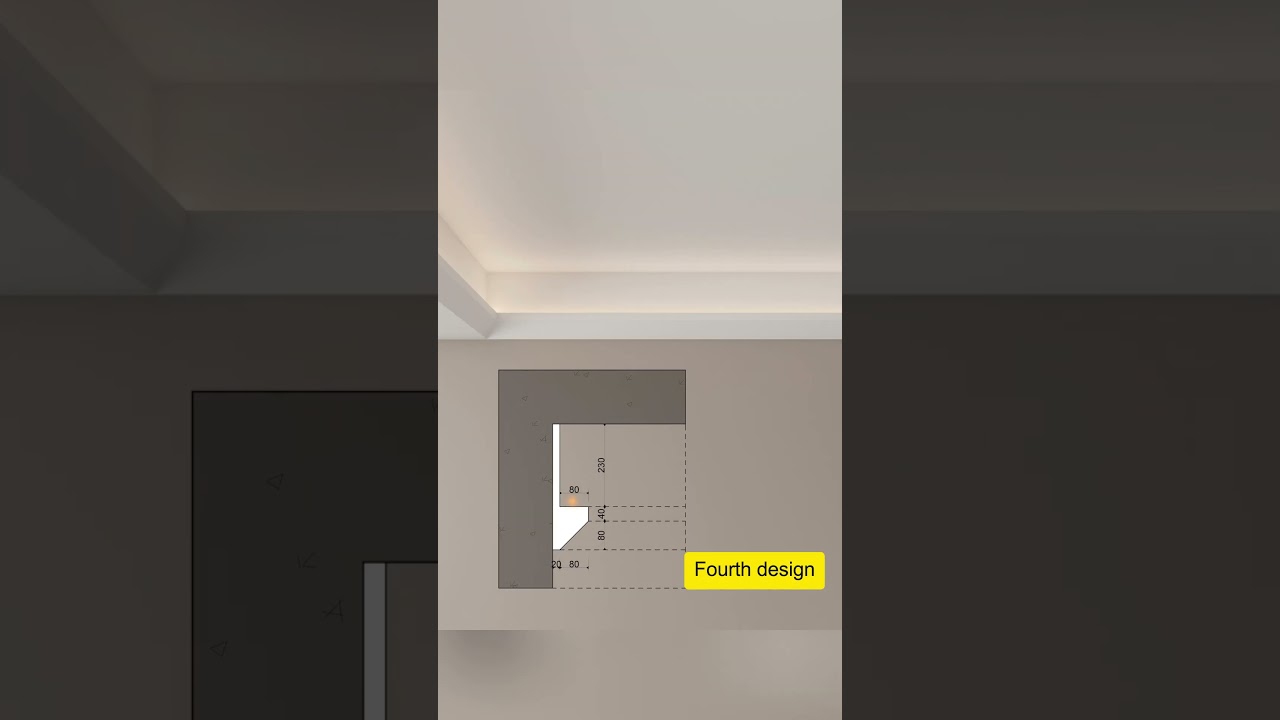 Reflective light trough ceiling can be done like this 