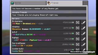 Minecraft pe Mineplex ip address!