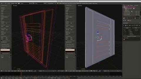 How to model a modern door in Blender Part 1