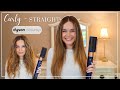 How to STRAIGHTEN your hair with the Dyson Airwrap | Who needs the Dyson Airstrait?!