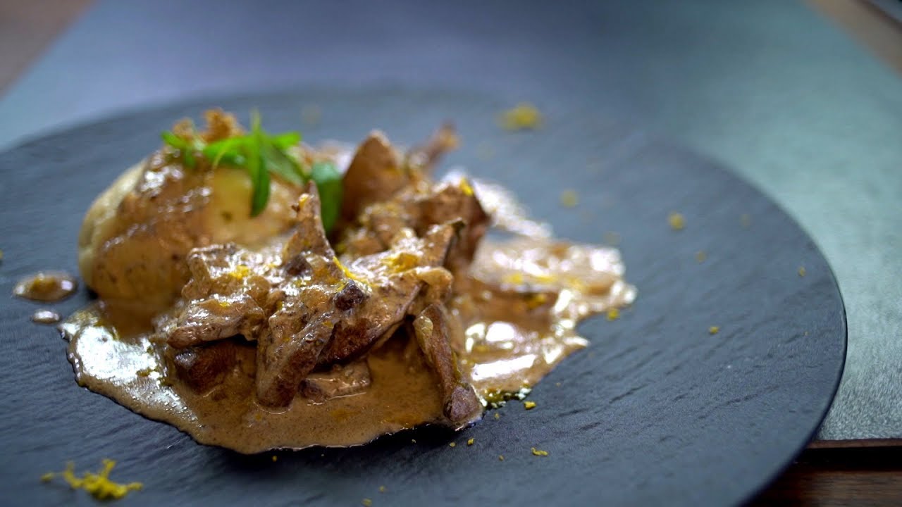 Borbás Marcsi szakácskönyve - Savanyú májvetrece gőzgomboccal (2020.03.15.)