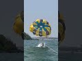 Sky above, sea below 💙Parasailing in Goa – next level thrill!