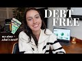Im debt free  now what  my debt free journey  55000 total