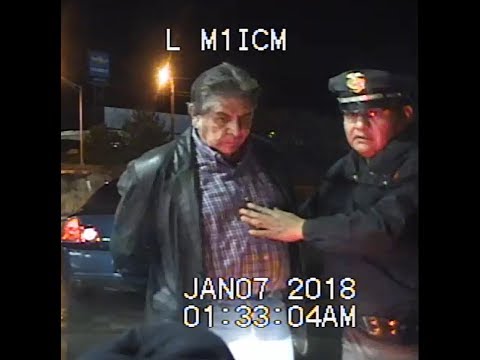 Tom Arviso (Navajo Times) DWI Arrest Jan 7, 2018 in Gallup, NM Dash Camera