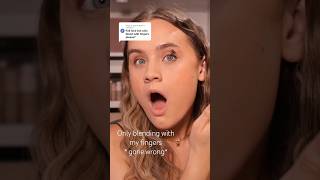ONLY BLENDING USING MY FINGERS FULL FACE OF MAKEUP CHALLENGE NATALIE JADE
