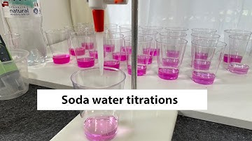 Titration end point using phenolphthalein indicator