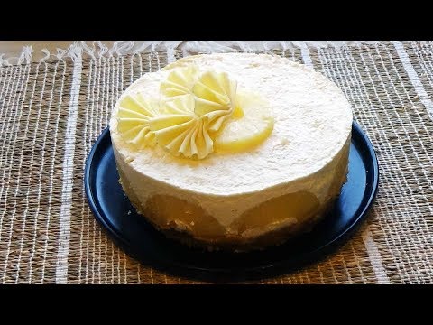 cheesecake-à-l'ananas-sans-cuisson-facile