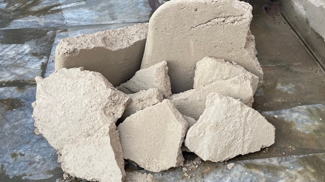 New!concrete mud dry floor crumbling