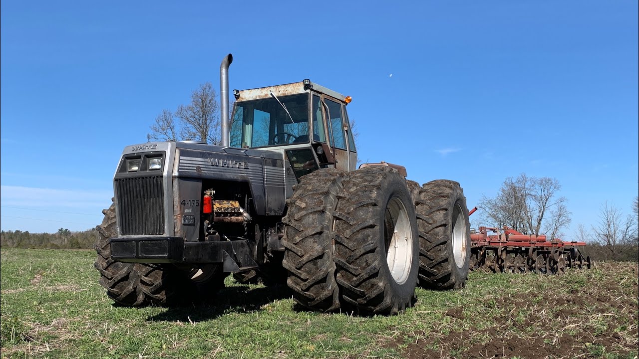 V8 CAT Diesel: White 4-175 Spring discing 2022