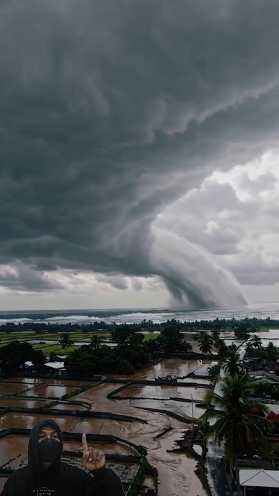 VIRAL! Seconds of Water Flowing Rapidly From the Sky #viral