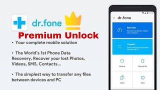 Dr.Fone - Premium Unlock Mod Apk || Recovery All Deleted Files, Photo, Video, Etc screenshot 5