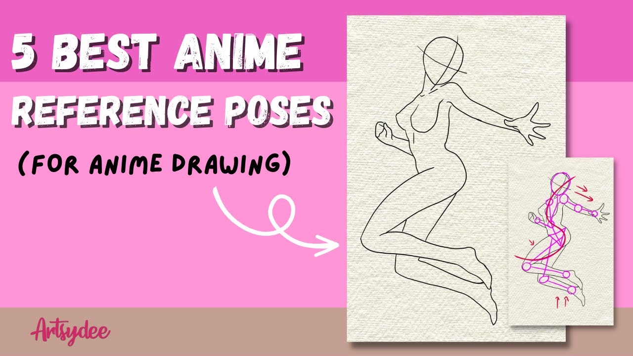 Anime Action Poses - Free Drawing References