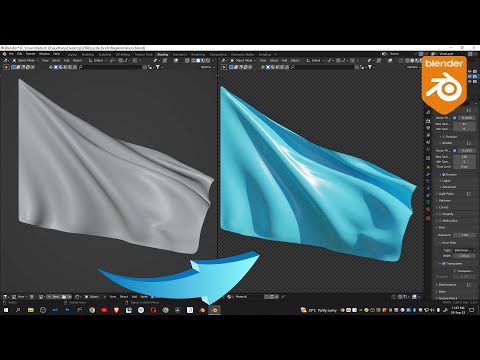Blender Tutorial : How to create flag animation in blender || Flag Animation