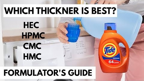 Understanding Cellulose Thickeners for Cleaning & Laundry Products | Natrosol, CMC, HPMC Explained