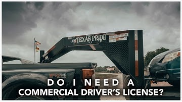 Do I need a #CDL? Find out if you need a commercial drivers license for your #Truck & #Trailer.