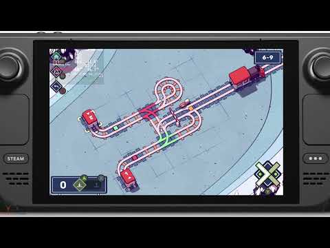 Railbound Steam Deck Gameplay - Level 6 Walkthrough