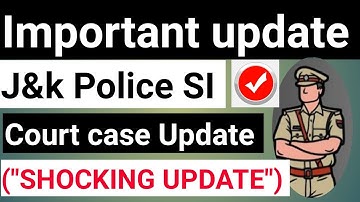 Jkpsi court case update |Jkssb jkpsi exam date | Jkpsi update | Jkssb jkpsi |Jkssb update, Jkp