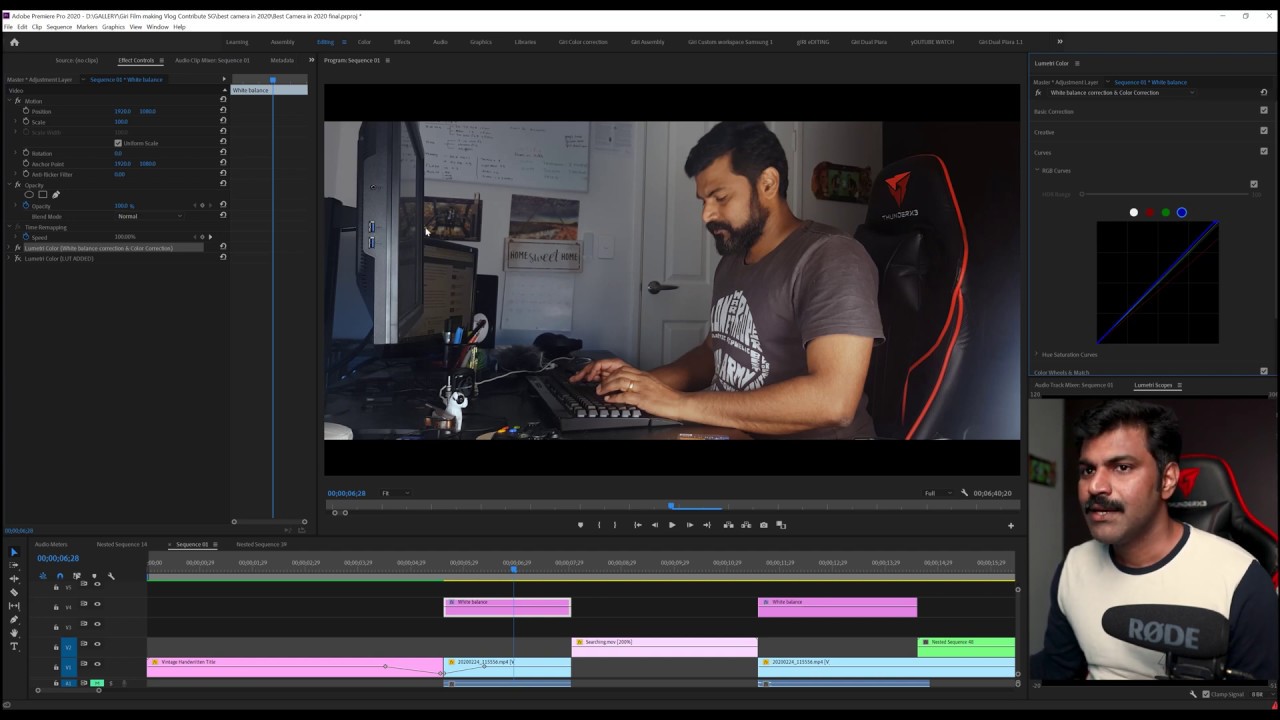 How to do color correction and create a LUT to get a cinematic look?