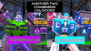 TRIPREDACUS AND LIOKAISER UNLOCKED! -Transformers Earth Wars