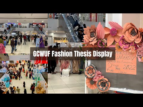 GCWUF Fashion design Thesis Display