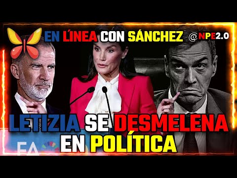 🦋 Letizia lets her hair down; the Royal House no longer hides its political support for Sánchez 🔥👑