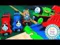 Thomas and Friends Wooden Railway Train Races | Thomas Train Jumping Competition