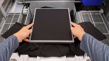 How to Load a Garment on the SureColor F1070 I 3 Easy Steps
