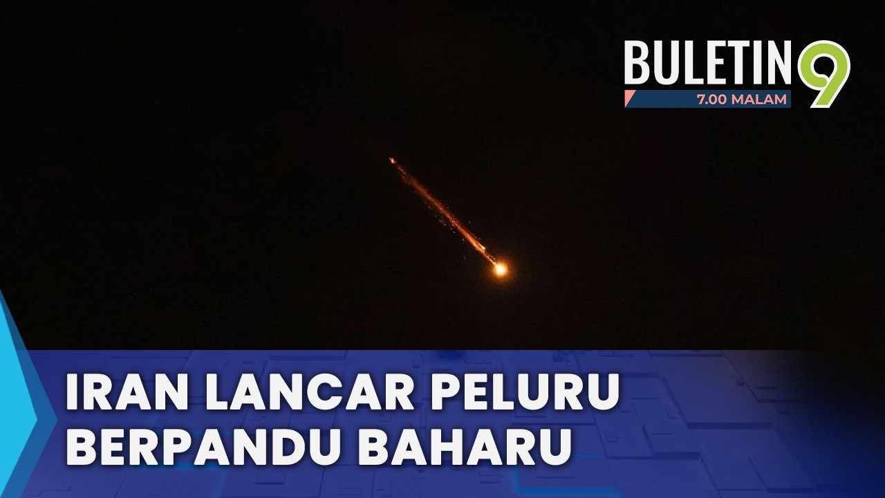 Iran Lancar Gelombang Peluru Berpandu Baharu Ke Atas Israel (B9)
