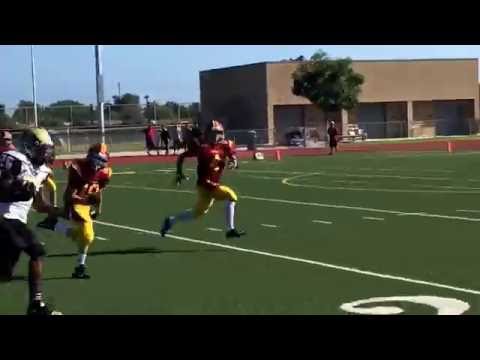 Celestine with a nice run for a TD.  Called back