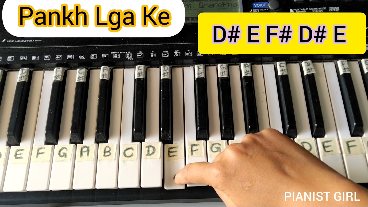 Swapn Lok Se Aa - Lori Song (Pavitra Rishta ) | Full Keyboard Tutorial With Notes | PIANIST GIRL