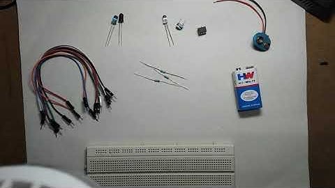 How to make IR(Infrared) obstacle sensor on breadboard simple way