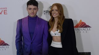 Tom Lewis Abigail Cowen Redeeming Love Film Premiere Red Carpet Fashion