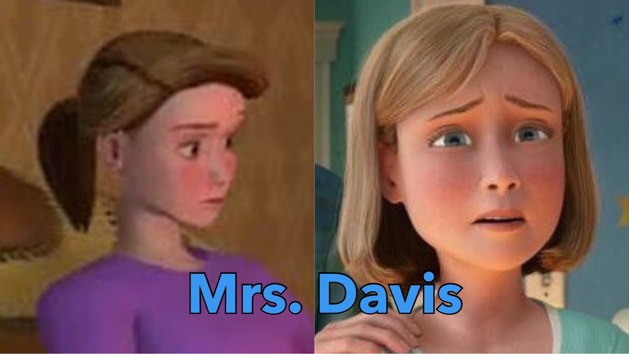 Mrs. Davis - Movie Evolution (1995 - 2019) Toy Story 4.