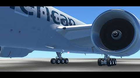 Infinite Flight, Realistic Boeing 777-200ER  Engine Sound (Start up, take off, and shut down)