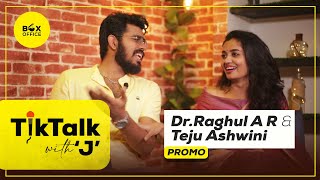 Teju Ashwini & Dr. Raghul AR's Fun Filled Interview Promo| Thanimaye Song | Tik Talk With 