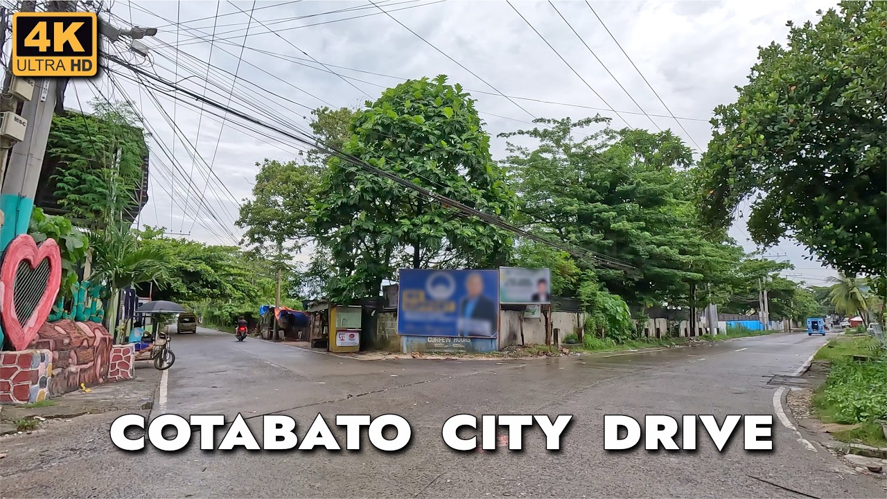 Driving from Notre Dame Village to Downtown | A Cloudy Saturday Morning Drive in Cotabato City