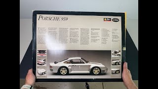 HUGE 1/16 Vintage Testors Prosche 959 KIT