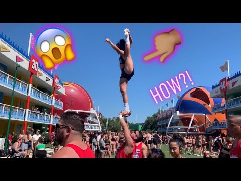 CRAZIEST FLIPS/STUNTS * CHEERLEADING WORLDS 2019