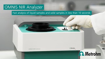 OMNIS NIR Analyzer from Metrohm USA