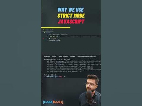 Why we use "use strict mode" in javascript #javascript #use #strict # ...
