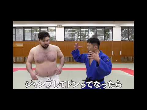 重量で遊ぶ柔道金メダリストウルフアロン
