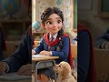 Puppy Pehli Vaar School Gaya 🏫😂 #shorts #video #videoshots #funnyvideo #love #viral