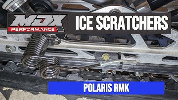MDX Performance Polaris - AXYS - MATRYX - RMK Snowmobile Ice Scratchers Installation So Easy