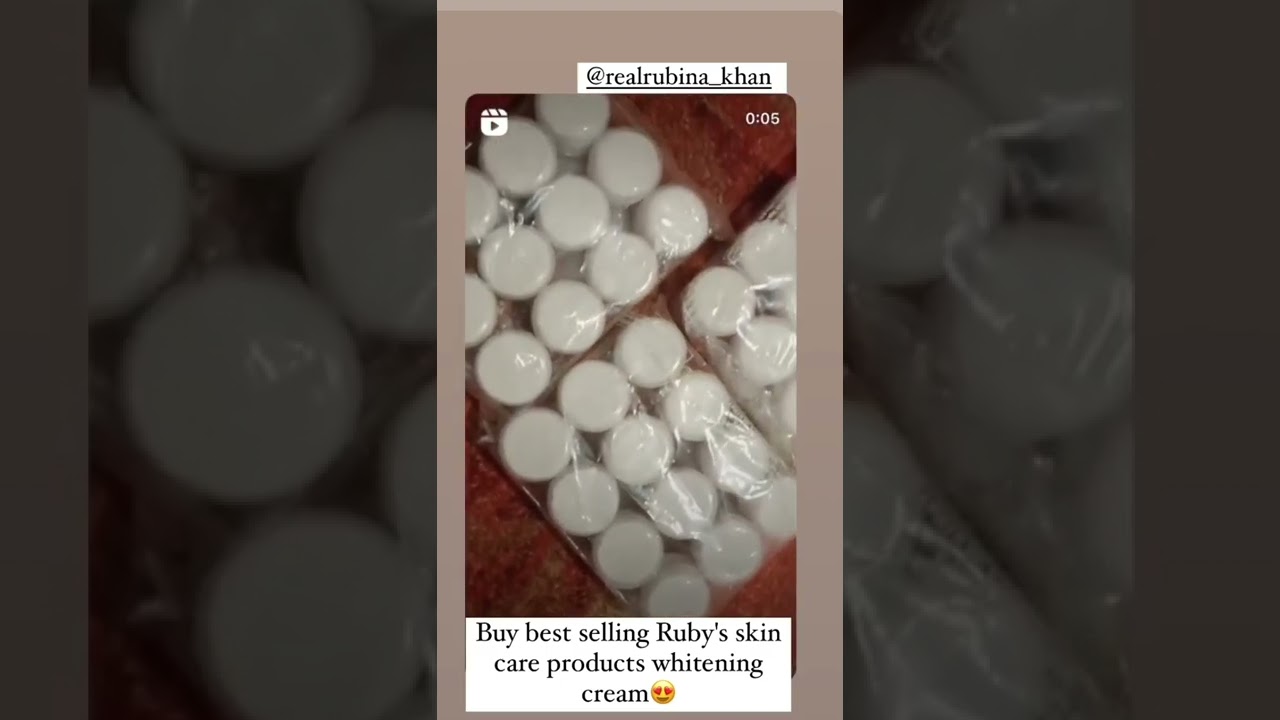 Ruby's skin care products ❣️🤗