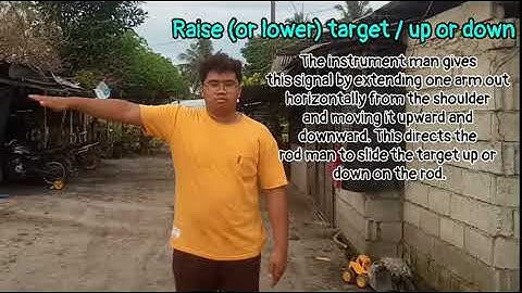 Surveying | Arm and Hand Signals | Engineering