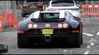 Supercars in Alderley Edge February 2024, Bugatti Veyron, Mansory 12C, 812 x2, brand new 750s...