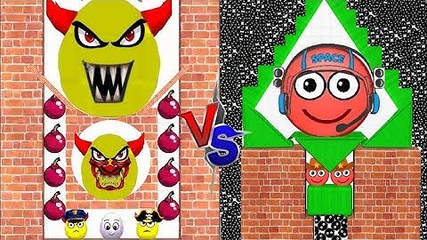 DRAW TO SMASH: Logic Puzzle vs SPOOKY BOUNCE,9999,2048,Android Gameplay,