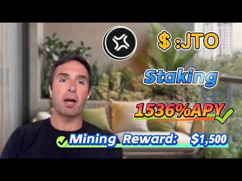 Farm $JTO coin in Jito — Simple staking for 1536% APY