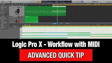 Logic Pro X Quick Tutorial - MIDI in the Sequencer (MIDI Chase)