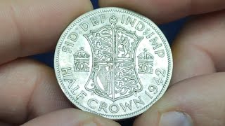 How Much Is My 1942 Half Crown Worth? 🪙 | George VI Silver Coin Values